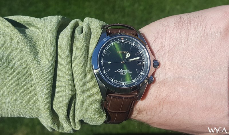Seiko Alpinist Men's SARB017 Watch - Worn on Wrist