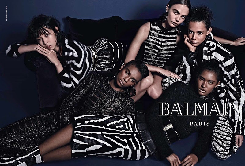 Cara Delevingne and Balmain Recreates Infamous Janet Jackson Pose For New Campaign 8