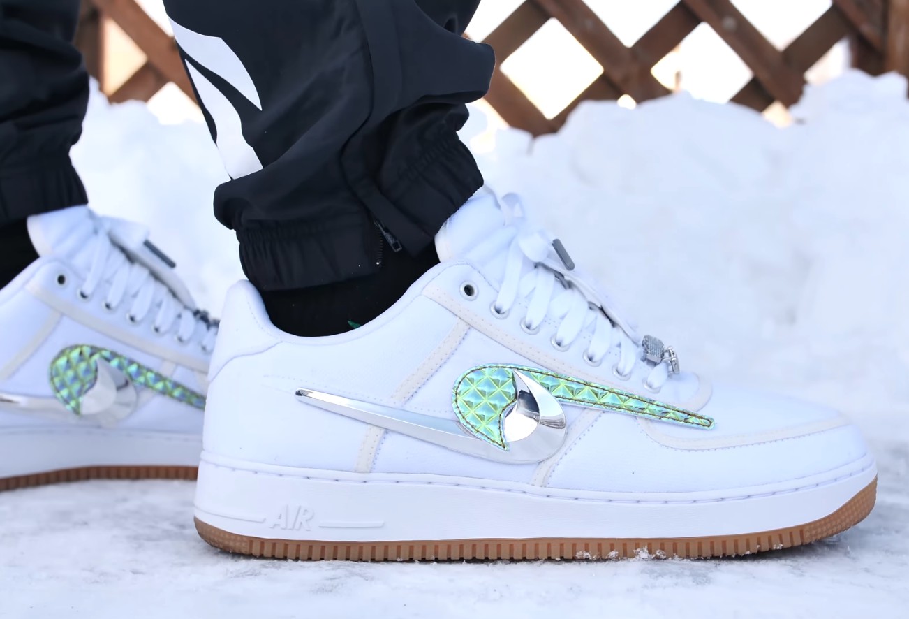 Travis Scott Nike Air Force 1 Sail Unboxing + Review 