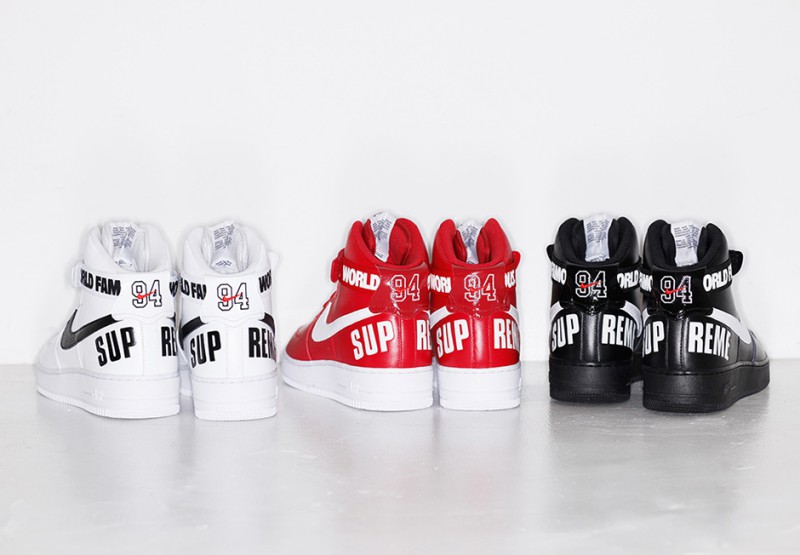 Supreme x Nike Air Force 1 Hi Collection 2