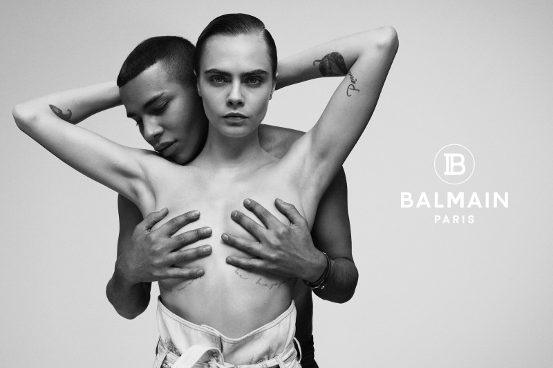 Cara Delevingne and Balmain Recreates Infamous Janet Jackson Pose For New Campaign 2