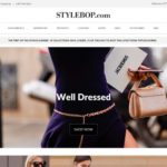Stylebop home page screenshot on March 28, 2019