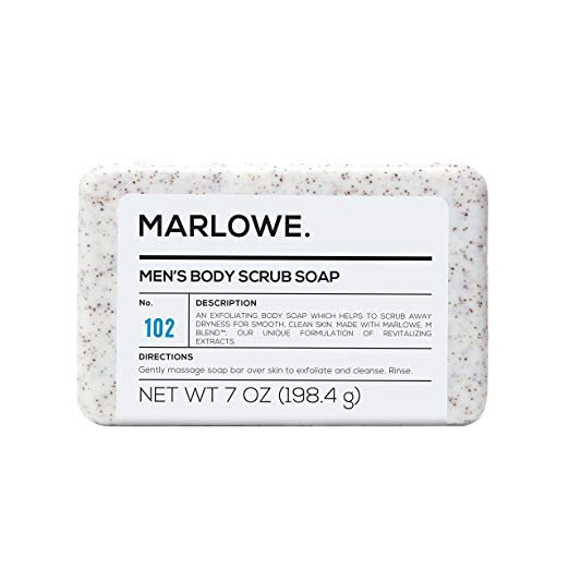 Marlowe No. 102 Men's Body Scrub Soap 1