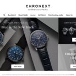 Chronext home page screenshot on April 16, 2019