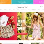 Francesca's home page screenshot on May 11, 2019