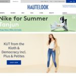Haute Look home page screenshot on May 16, 2019